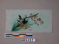 藏品(花鳥玻璃畫)的圖片